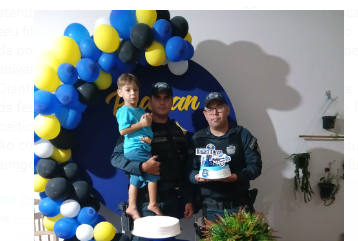 Imagem de compartilhamento para o artigo Policiais Militares realizam sonho de criança em aniversário temático em Sonora da MS Todo dia